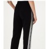LIU-JO Sport - Sweatpants with lurex details - Black