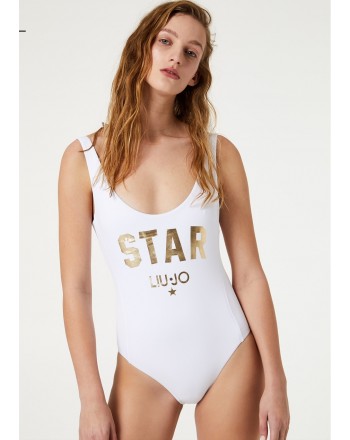 LIU- JO SWIMWEAR- Star Swimsuit - White