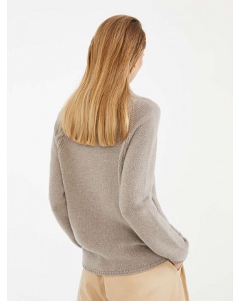 S MAX MARA - Cashmere yarn sweater - NARVEL - Soft gray