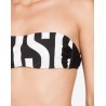Moschinomare d - BANDEAU TOP LOG BLACK/WHITE