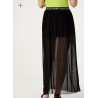 LIU-JO Sport - Tulle skirt with shorts - Black