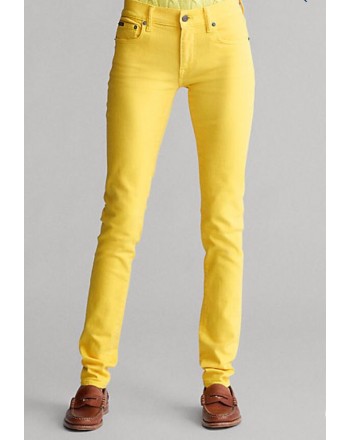 POLO RALPH LAUREN - COLOR STRETCH JEANS - YELLOW