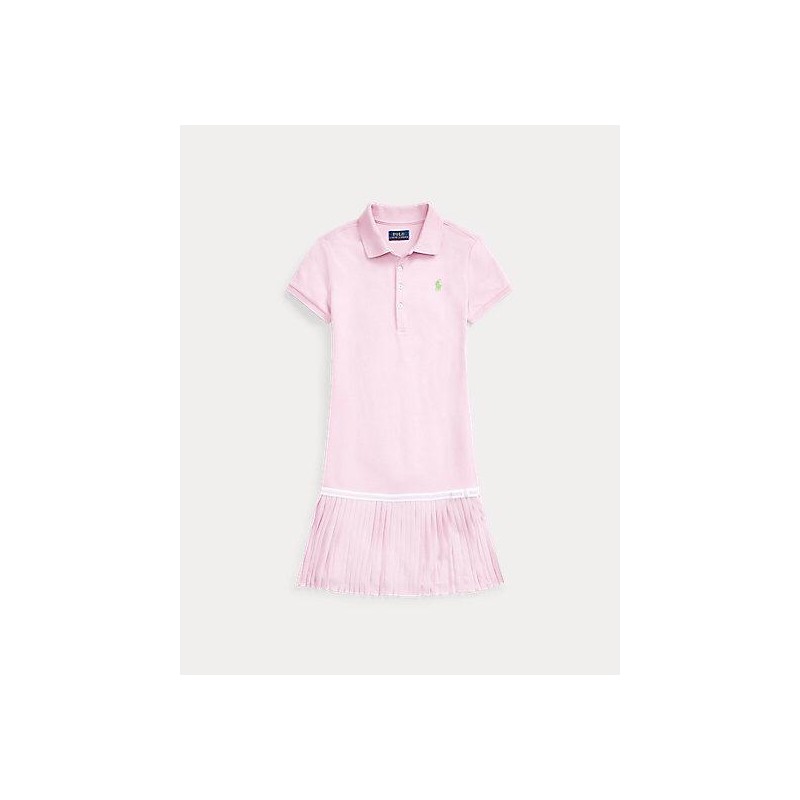 POLO RALPH LAUREN KIDS - Polo half sleeve dress - Pink