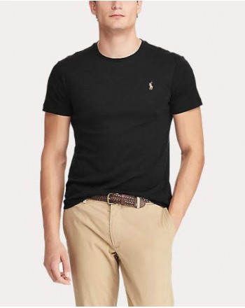 POLO RALPH LAUREN - Cotton T-shirt - Black