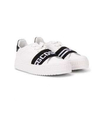 GCDS BABY- G Leather Sneakers - Black
