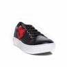 LOVE MOSCHINO - Heart Patch Sneakers  - Black