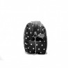 GALLO - Leather slider polka dots Trousse - Black/Milk
