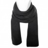 EMPORIO ARMANI - Wool scarf - Black
