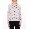 MAX MARA - Silk and cashmere Sweater with polka dot - Ice white
