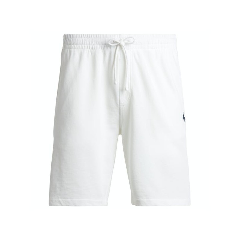 POLO RALPH LAUREN  -  fleece Bermuda Shorts - White -