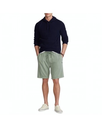 POLO RALPH LAUREN  -  fleece Bermuda Shorts - Military Green -