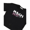 Msgm Baby - T-shirt With Logo - Black
