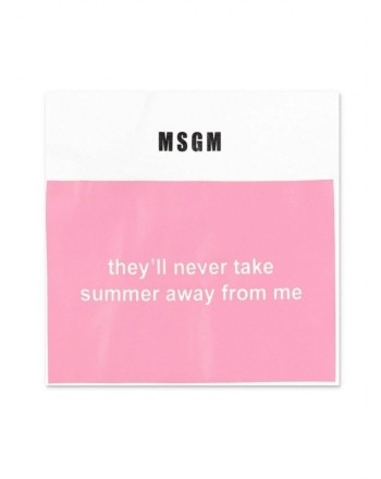 Msgm Baby - T-shirt With Print - White/Pink
