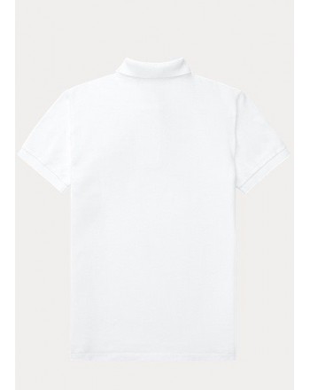 POLO KIDS - Basic 5-Button Polo Shirt - White _