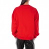 PHILOSOPHY di LORENZO SERAFINI  - Cotton Roundneck Sweatshirt - Red