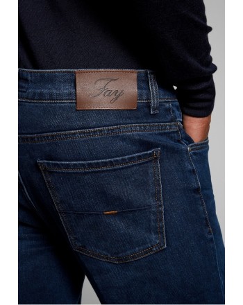 Fay - Jeans 5 Tasche - Denim Scuro