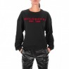 PHILOSOPHY di LORENZO SERAFINI  -Roundneck Sweatshirt with front Logo - Black/Red