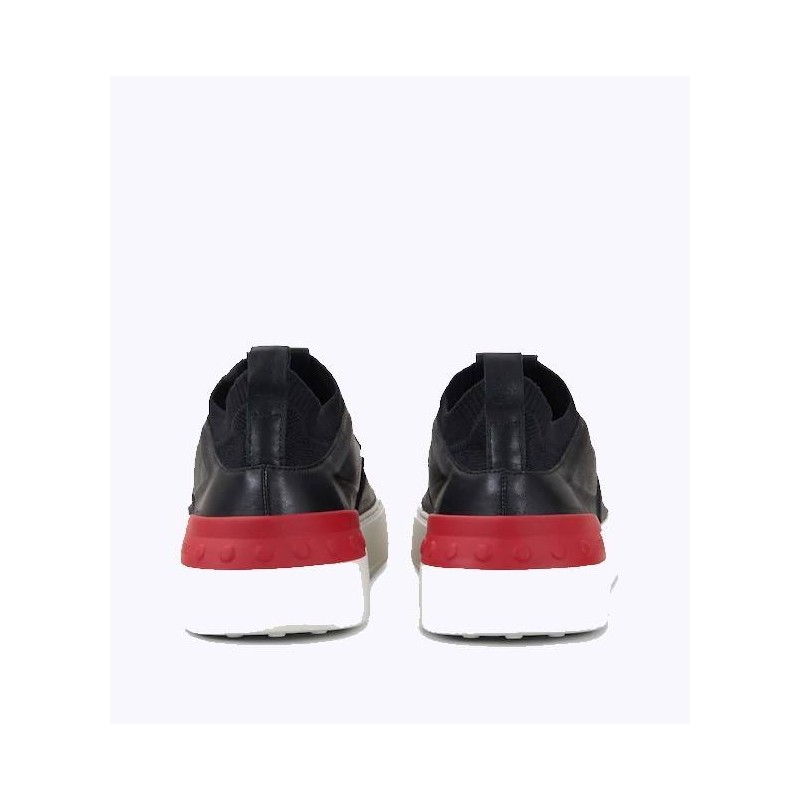TOD'S - Leather tech frabric NO_CODE sneakers - Black