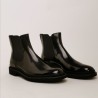 TOD'S - COLLEGE  Leather Beatles Boots - Black