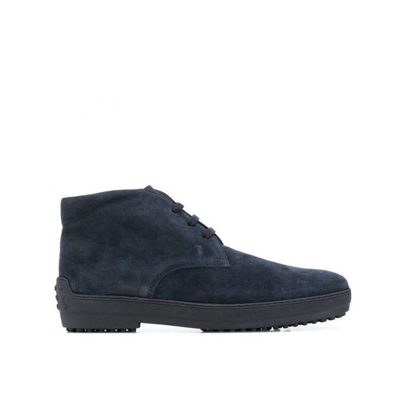 TOD'S - Suede Winter Boots - Blue
