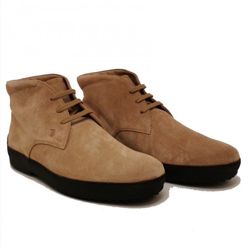 TOD'S - Suede Winter Boots - Biscuit Brown