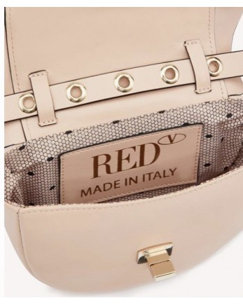 RED VALENTINO - Ruffles mini bag - NUDE