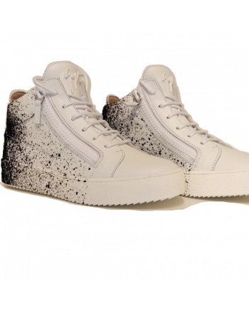 GIUSEPPE ZANOTTI - BIREL leather sneakers - White