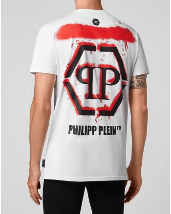 PHILIPP PLEIN - STARS & SKULL T-Shirt - White