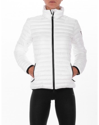 ROSSIGNOL - Short Down Jacket with side Logo - White