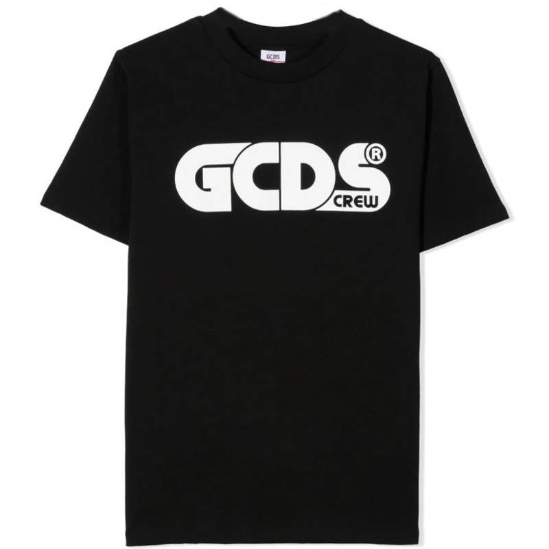 GCDS Mini - T-shirt con stampa - Nero