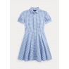 POLO KIDS - Checkered Cotton dress