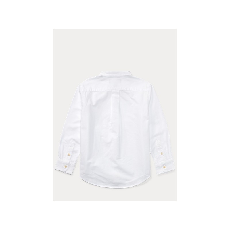 POLO KIDS - Camicia basic cotone pinpoint