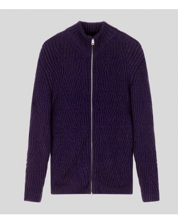 ETRO - Wool zipper jacket - BLUE