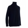 S MAX MARA - Turtleneck Cashmere Knit GNOMI  - Dark Blue