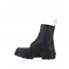 NEW ROCK -  Leather Boots - CRUST NEGRO