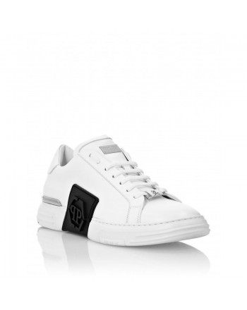 PHILIPP PLEIN - Sneakers PHANTOM KICKS LOW TOP  -Bianco