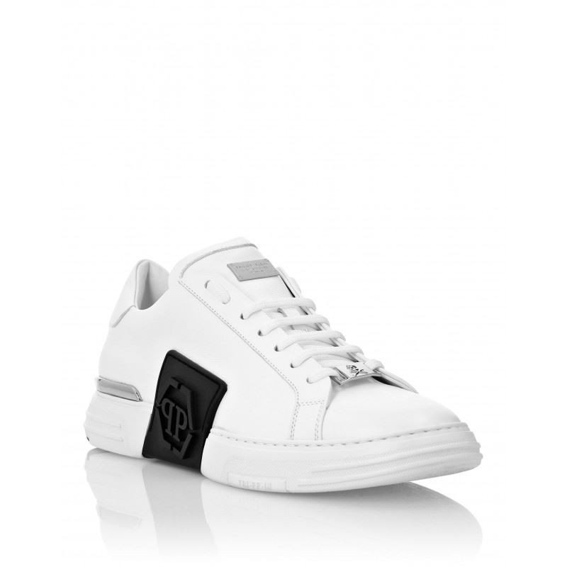 PHILIPP PLEIN - PHANTOM KICKS LOW TOP Sneakers - White