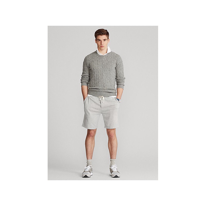 POLO RALPH LAUREN  -  fleece Bermuda Shorts - Grey -