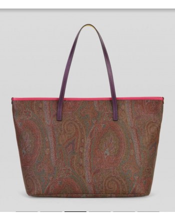 ETRO - PAISLEY shoppinh with colored details - Multicolor