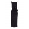 SPORTMAX - NAPOLI Front Knot Dress - Black