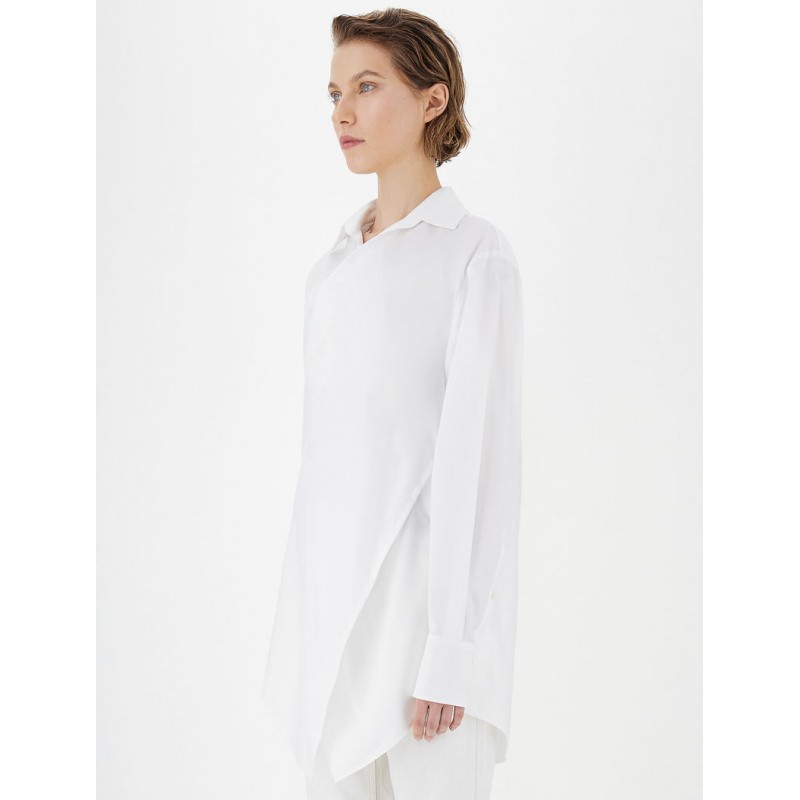 SPORTMAX -TENDA Cotton Shirt - White