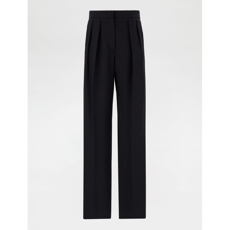 SPORTMAX -  OVALE Soft Styled Trousers - Black