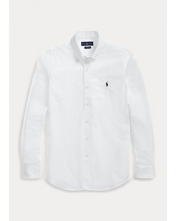 POLO RALPH LAUREN  - Popeline Slim Fit Shirt  - White