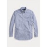 POLO RALPH LAUREN  - Striped  Shirt -Slim Fit - White/Blue