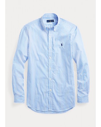POLO RALPH LAUREN  - Striped  Shirt -Slim Fit - Light/blue