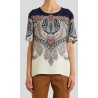 ETRO - Tunic with Floral print - Blue / Ivory