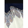 ETRO - Trousers with floral Paisley pattern - Blue / Ivory