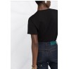 RED VALENTINO - T-shirt with TRIFOGLIO embroidery - Black