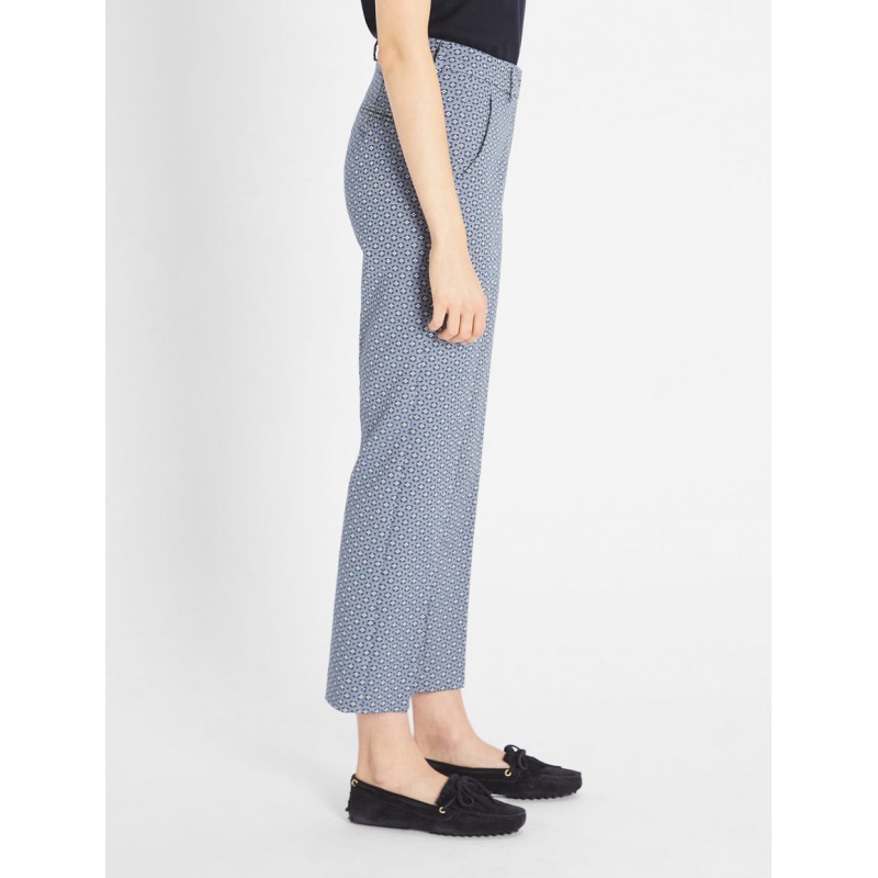 WEEKEND MAX MARA - ONORE Stretch Cotton Trousers - Multicolor