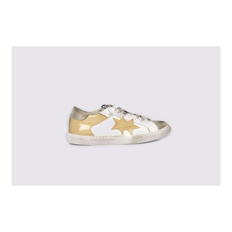 2 STAR - Sneakers 2S3043 White/Grey/Beige